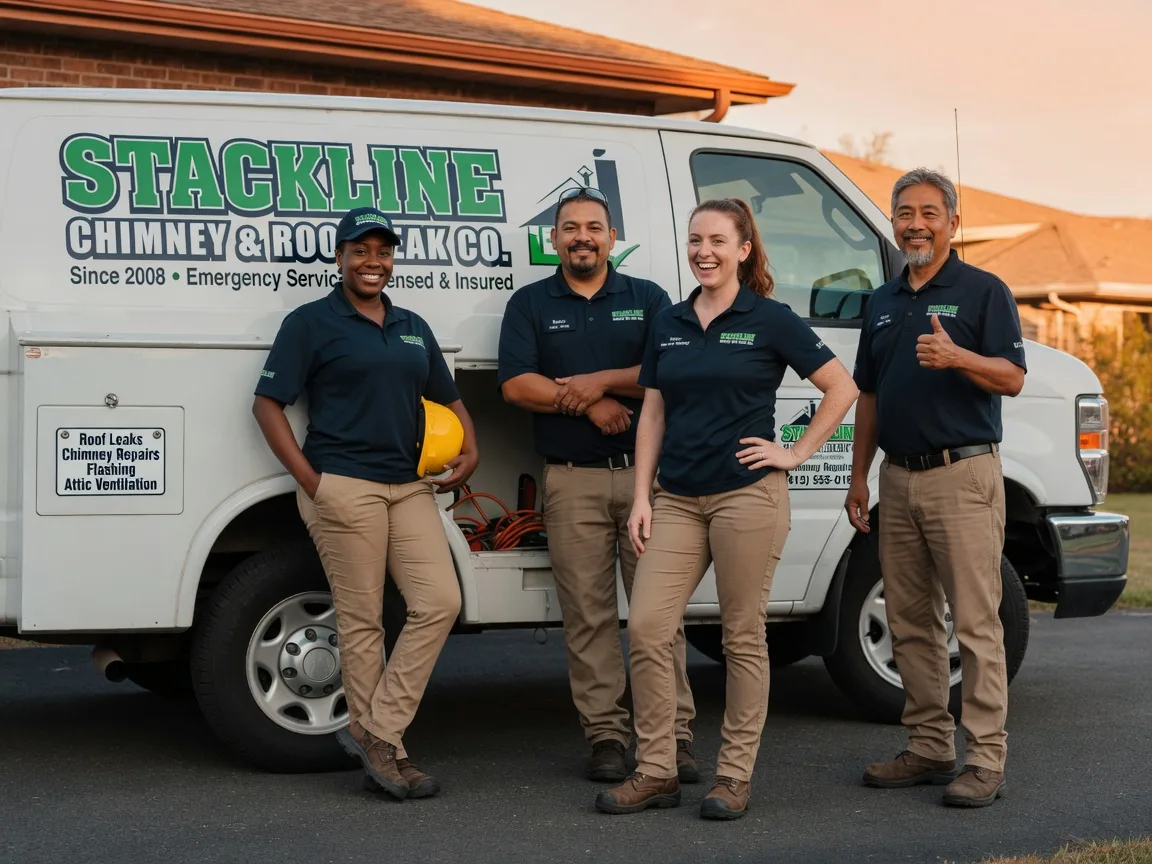 Chimney flashing repair company in Aurora, OH